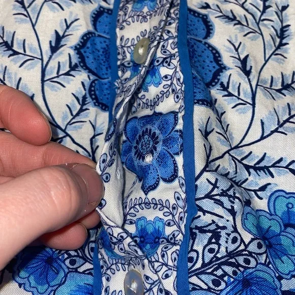 A loves A blue and white floral mini dress - Picture 3 of 3